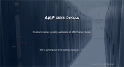 Desktop Screenshot of akpwebdesign.com