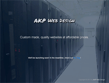 Tablet Screenshot of akpwebdesign.com